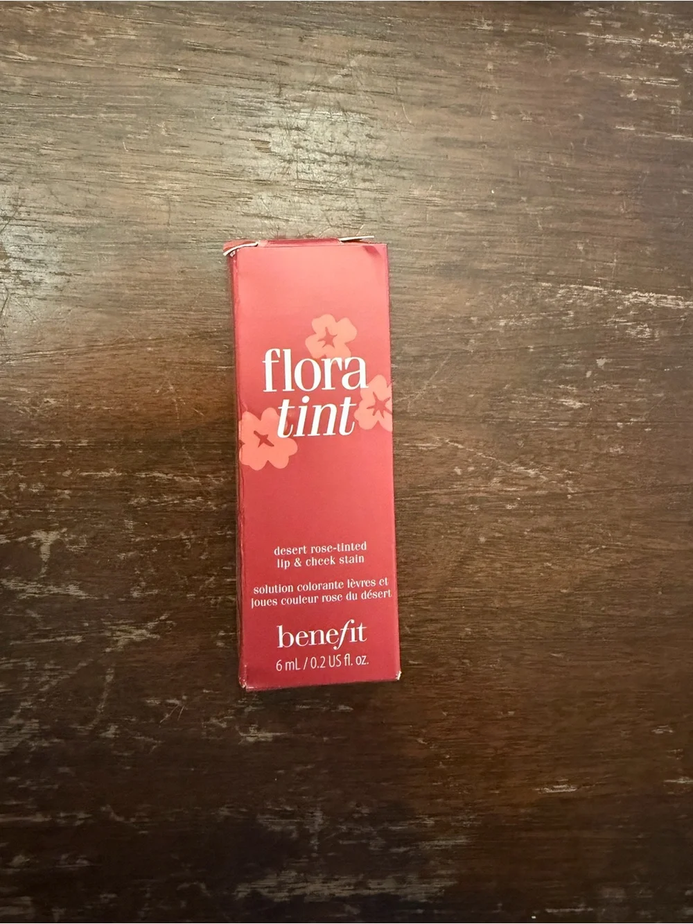 Benefit Flora Tint Liquid Cheek & Lip Tint - Red Pink